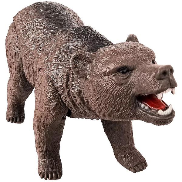 Imagem de Urso Brinquedo Animal Realista Articulado Em Vinil 21cm