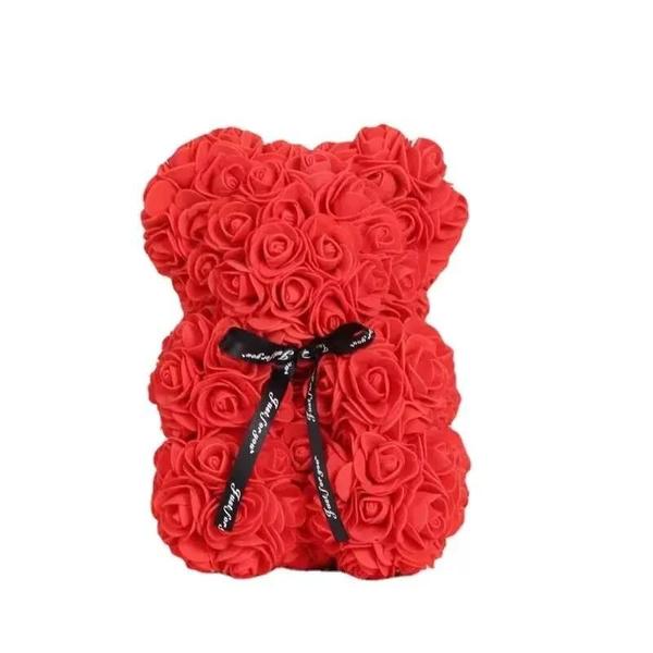 Imagem de Urso de Pelúcia Rosa 25cm - Presente para Dia dos Namorados e Dia das Mães