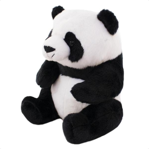 Imagem de Urso Panda De Pelúcia Sentado Presente 20cm Antialérgico