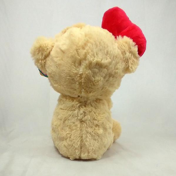 Imagem de Urso Pelúcia Com Balão Vermelho 27 Cm