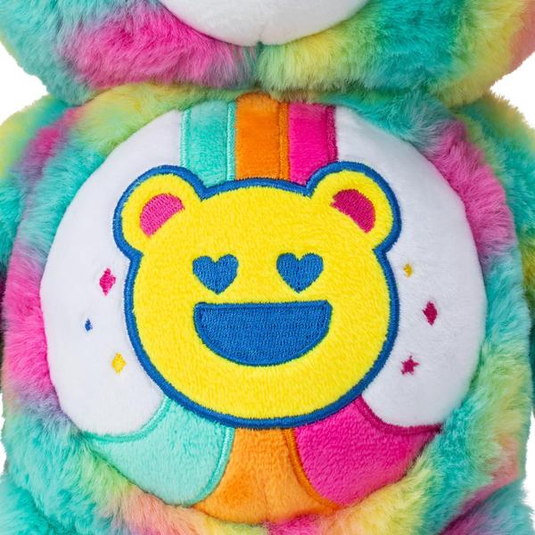 Imagem de Urso Plushie Care Bears Good Vibes de 14 polegadas para crianças com mais de 4 anos