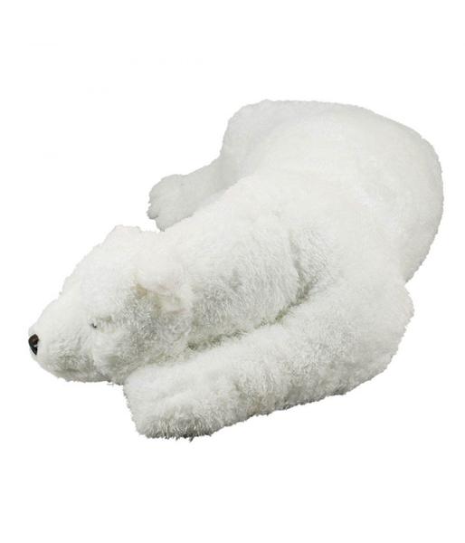 Imagem de Urso Polar Deitado Realista 60cm - Pelúcia