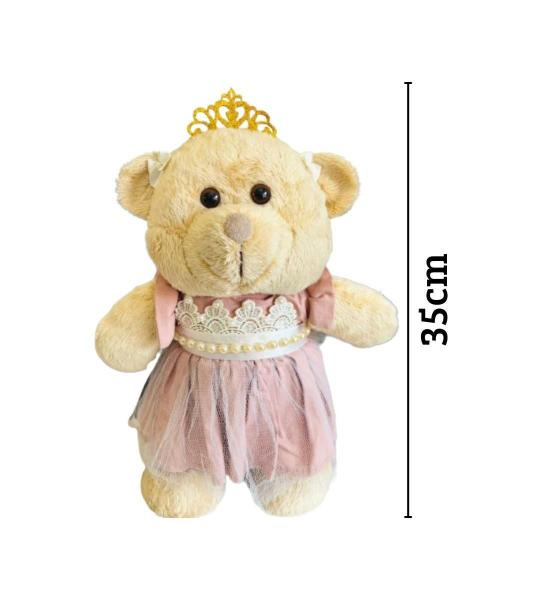 Imagem de Urso Princesa Real 36 Cm 1138 Mury Baby