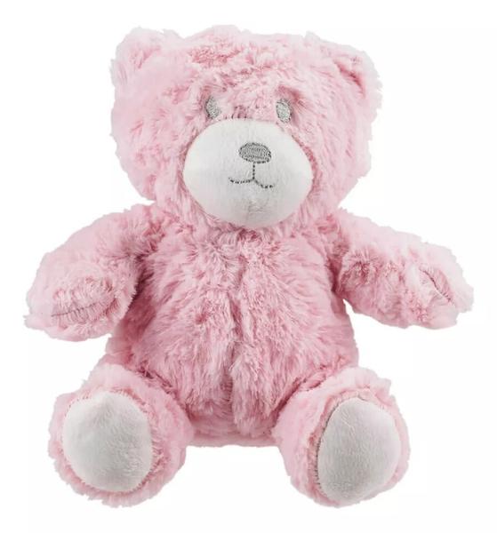 Imagem de Urso Rosa Sentado 19cm - Pelúcia