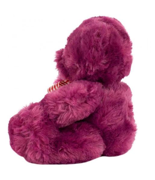 Imagem de Urso Roxo Laço Sentado 18cm - Pelúcia