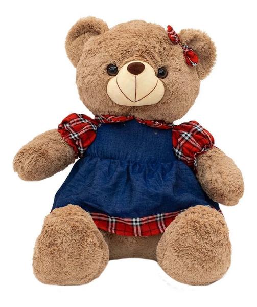 Imagem de Urso Saia Camisa Quadriculada 48cm - Pelúcia