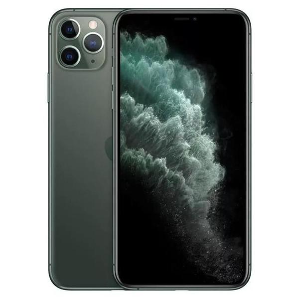 Usado: iPhone 11 Pro Max 256GB Verde Meia-Noite - Outlet Bateria 70% - Apple