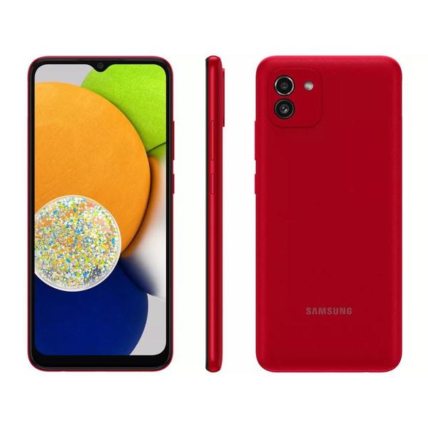 Imagem de Usado: Samsung Galaxy A03 64 GB Vermelho - Muito Bom