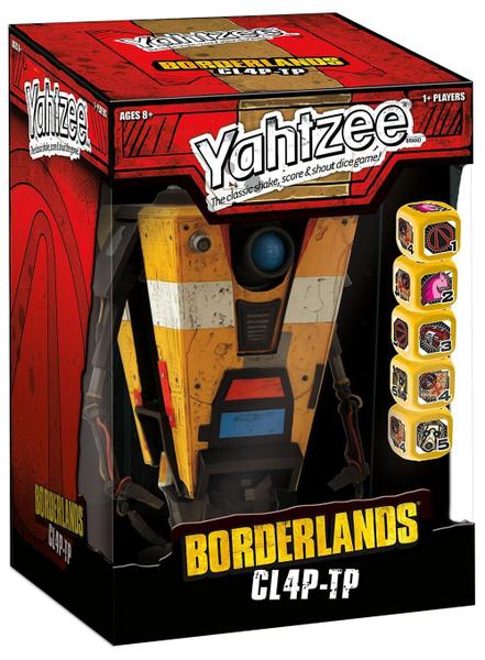 Imagem de USAOPOLY Yahtzee: Borderlands CL4P-TP Jogo