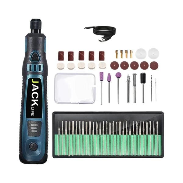 Imagem de USB Cordless Rotary Tool Kit Caneta Gravura DIY Para Jóias de Metal Vidro Mini Broca Sem Fio