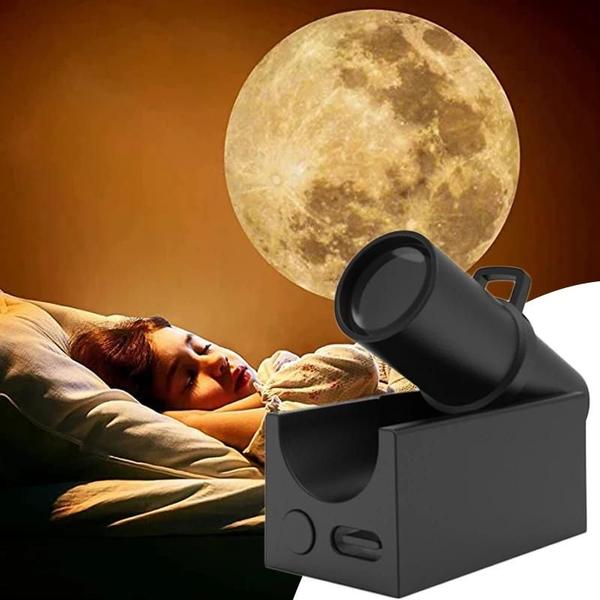 Imagem de Usb Led Night Light Lua Projetor Atmosfera Lâmpada Planeta Fundo Quarto Decoração De Parede Presente