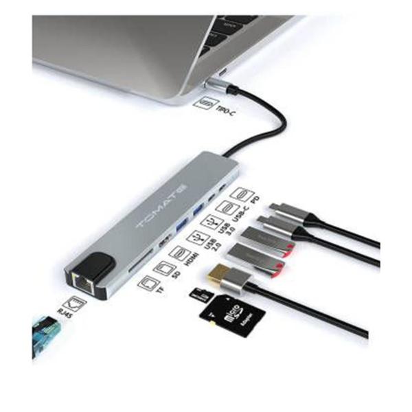 Imagem de Usb Multifuncional Tipo C Hub Hdmi 4k mtv-619