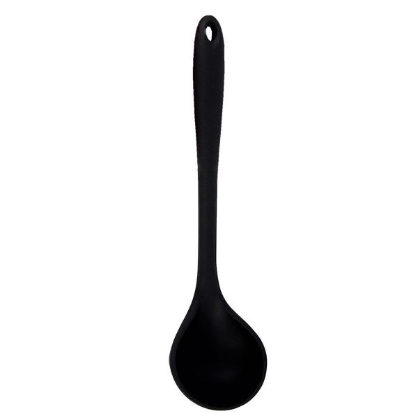 Imagem de Utensílio Para Cozinha Concha de Silicone 28cm Preta