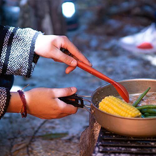 Imagem de Utensílio Tapirus Spork Faca tática de aço inoxidável verde