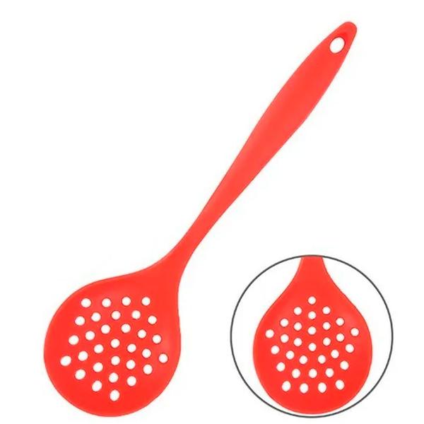 Imagem de Utensílios Cozinha Em Silicone Concha Espátula Escumadeira