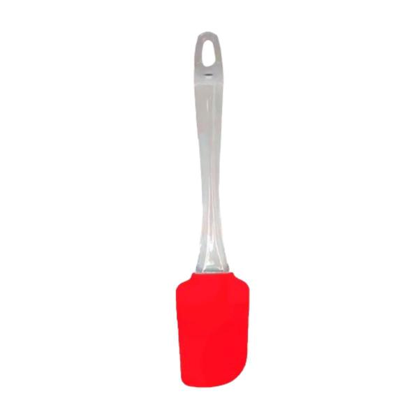 Imagem de Utensílios De Cozinha Colheres Silicone Cabo Inox 7 Peças