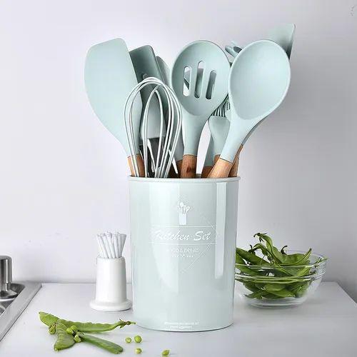 Imagem de Utensílios De Cozinha Conjunto 11 Pcs Silicone Antiaderente