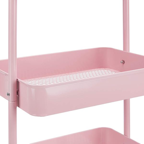 Imagem de Utilitário rolante ou carrinho de cozinha Amazon Basics 3-Tier Dusty P