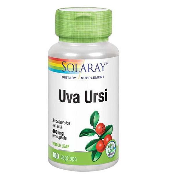 Imagem de Uva Ursi 100 cápsulas da Solaray (pacote com 2)