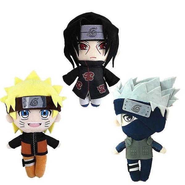 Imagem de Uzumaki Naruto Kakashi pelúcia dos desenhos animados, travesseiro infantil, Bir