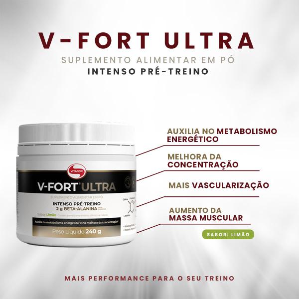 Imagem de V-Fort Ultra  Sabor Limão  240g  Vitafor