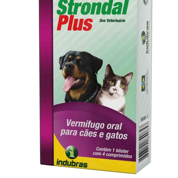 Imagem de V Strondal Plus 4 Comprimidos - Indubras