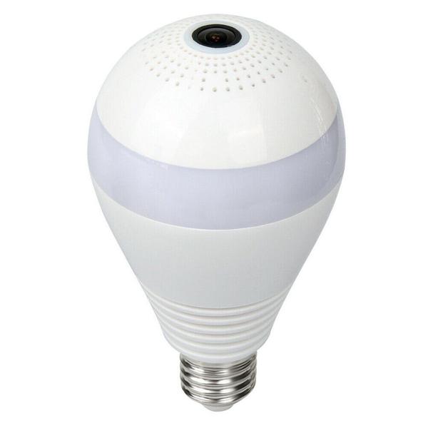 Imagem de V380 Bulb Monitoring Camera 3D Stereo Visual Effects Bulb Ca