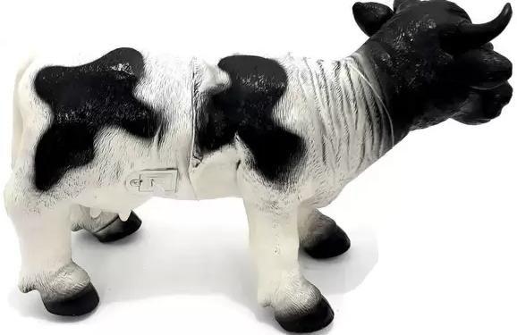 Imagem de Vaca De Vinil Com Som A Bateria 34,5X19,5Cm .