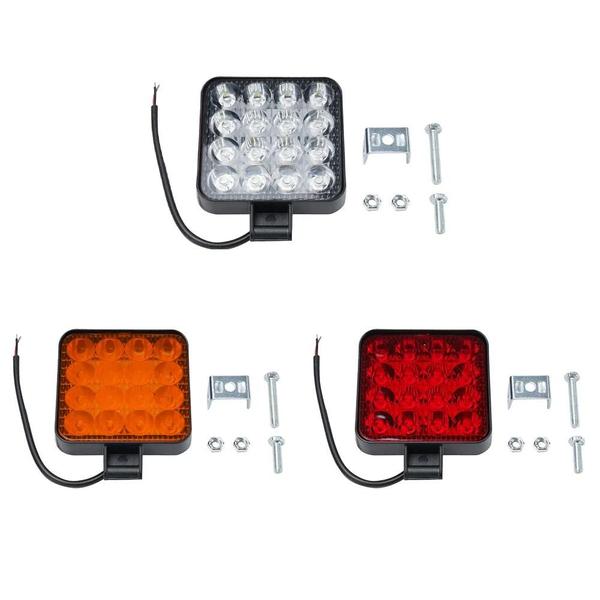 Imagem de Vagem de luz para trator off-road, 48W, 16LED, Iluminação de trabalho para caminhão, 12V, 1pc