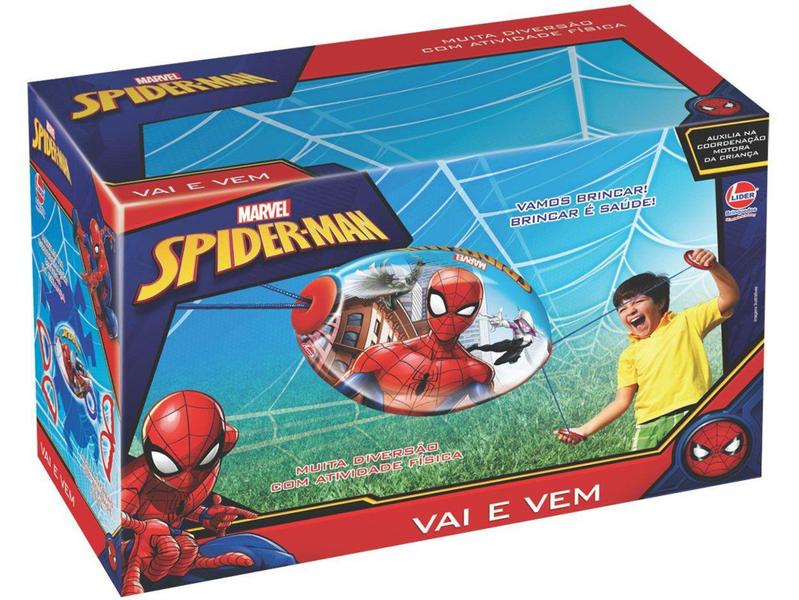 Imagem de Vai e Vem Homem Aranha  - Lider Brinquedos