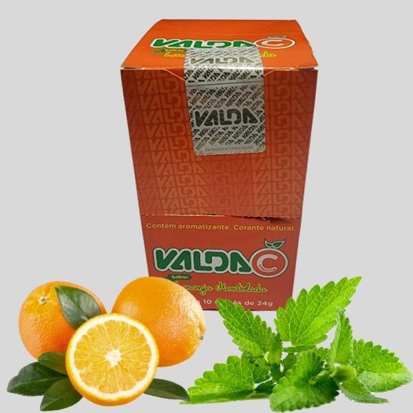 Valda c, bala de goma, sem glúten, caixa com 10 saches 24g Imagem de Valda c, bala de goma, sem glúten, caixa com 10 saches 24g