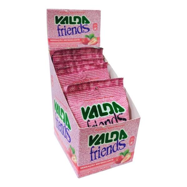 Imagem de Valda Friends Pastilha Sabor Morango 10 Sachês 25g cada