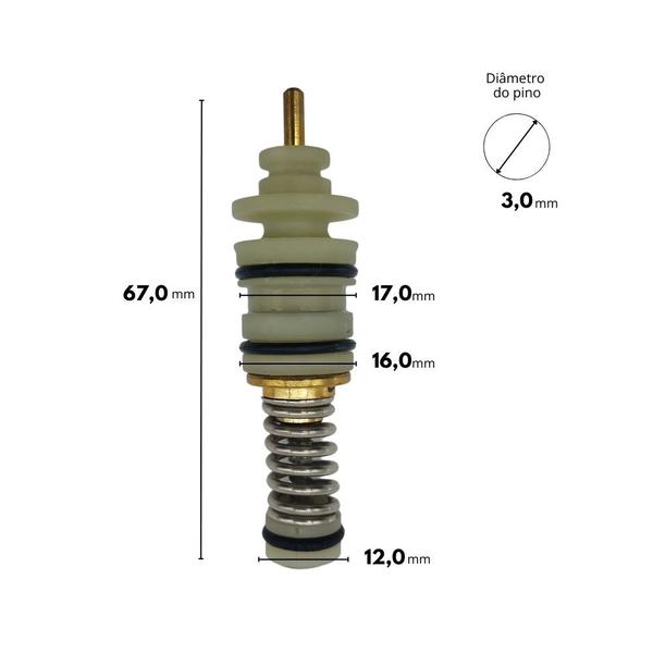 Imagem de Válvula Acionamento By Pass para Lavadora Electrolux Ultra Wash UWS31 A15191701