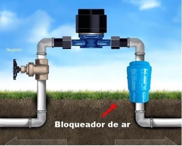 Imagem de Válvula Bloqueadora Ar Hidrômetro Redutor Instantâneo Conta