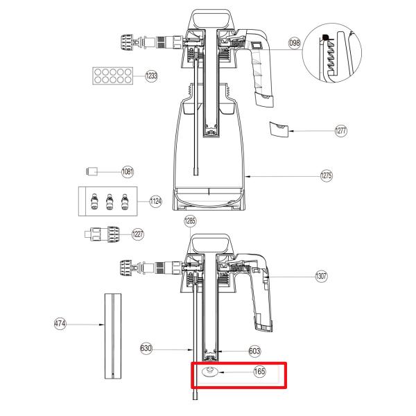 Válvula Câmara da Bomba Pulverizador IK MULTI e FOAM ( Reposição - Reparo ) - IK Sprayers Imagem de Válvula Câmara da Bomba Pulverizador IK MULTI e FOAM ( Reposição - Reparo )