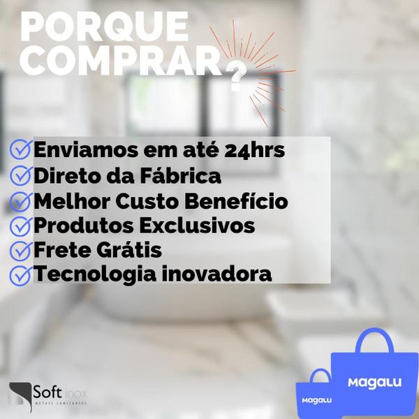 Válvula Click De Inox Ralo P/ Cuba Pia de Banheiro Lavatório 1.1/4 Rose Gold de 4cm - SOFT INOX Imagem de Válvula Click De Inox Ralo P/ Cuba Pia de Banheiro Lavatório 1.1/4 Rose Gold de 4cm