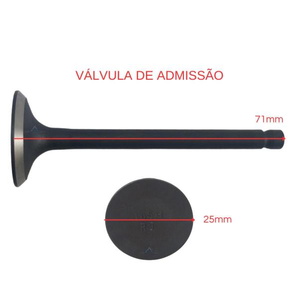 Imagem de Válvula de Admissão e Válvula de Exaustão do Motor 165 4.0hp