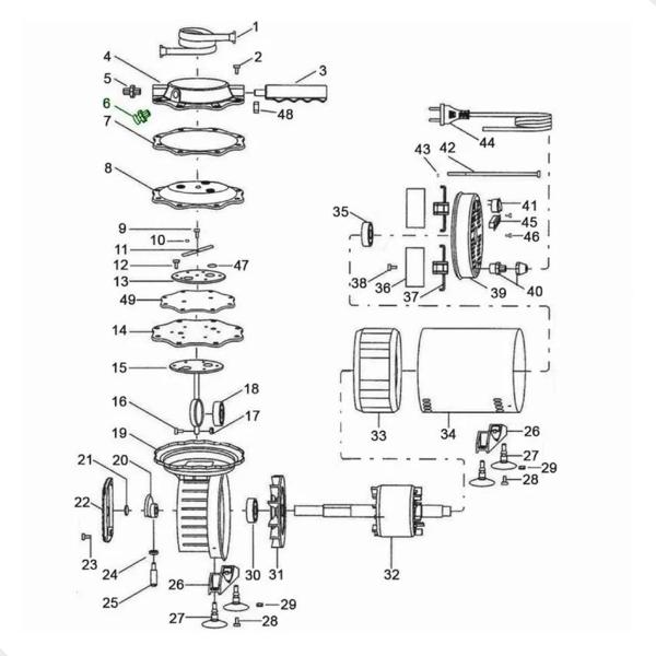 Imagem de Valvula De Ajuste Compressor Tufao 1/4 Npt