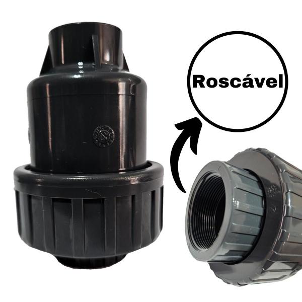 Imagem de Válvula De Retenção Rosca PVC-U PN16 3/4" - AquaPlastic