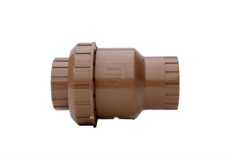 Imagem de Válvula De Retenção Soldável 32Mm - 1 1/2 Pvc Marron Higiban