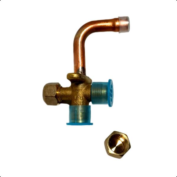 Válvula De Serviço Ar LG L6UC502FA0 LSUC2423MM1 LSUC242TNM0 Imagem de Válvula De Serviço Ar LG L6UC502FA0 LSUC2423MM1 LSUC242TNM0