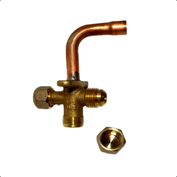 Válvula De Serviço Ar LG L6UC502FA0 LSUC2423MM1 LSUC242TNM0 Imagem de Válvula De Serviço Ar LG L6UC502FA0 LSUC2423MM1 LSUC242TNM0