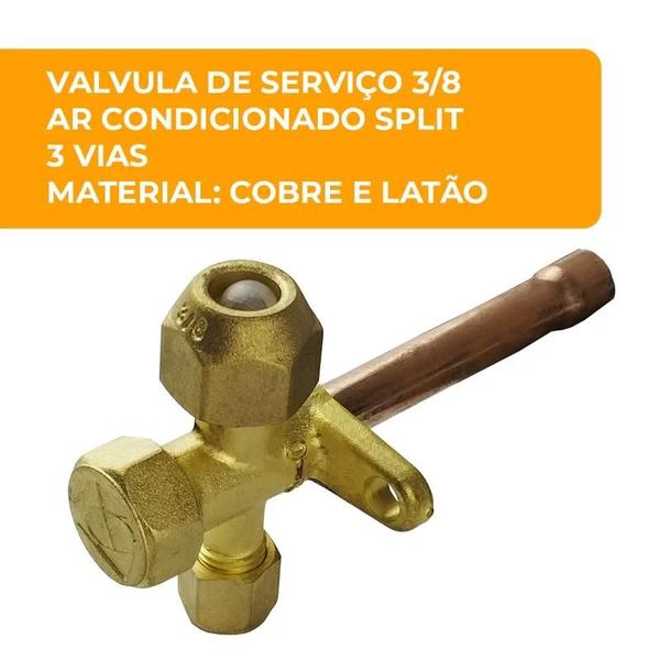 Imagem de Válvula De Serviço Para Refrigeração E Ar Condicionado