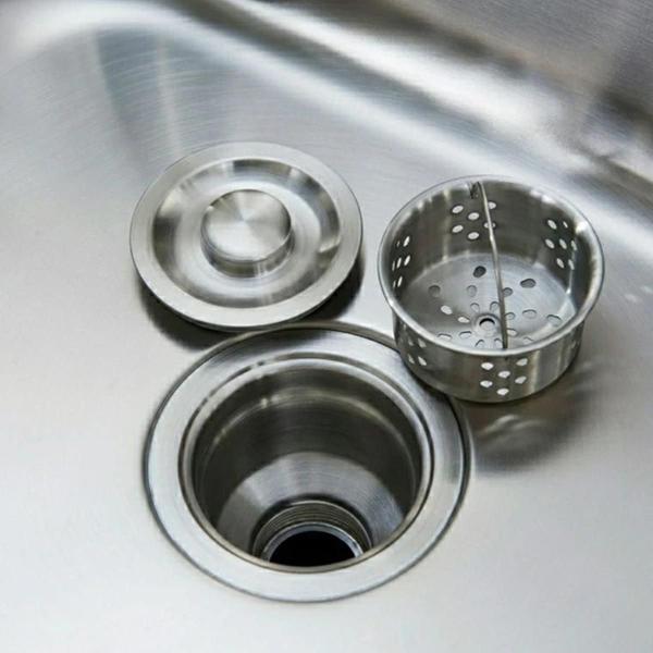 Imagem de Válvula Ecológica 4.1/2'' Ralo - Aço Inox 304