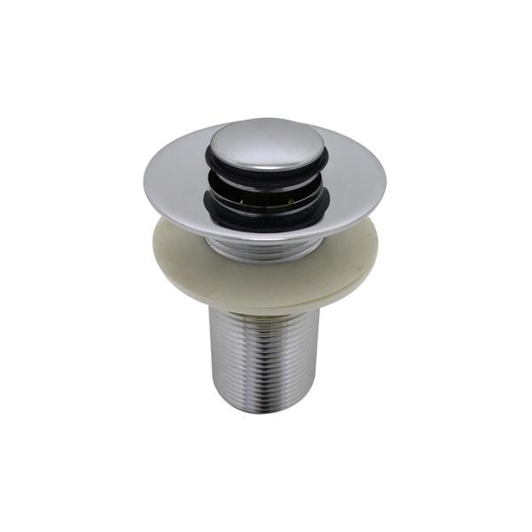 Válvula Lavatório Banheiro Click Automática Cuba Sobrepor Cromada Metal Luxo - Shop Hidraulica Imagem de Válvula Lavatório Banheiro Click Automática Cuba Sobrepor Cromada Metal Luxo