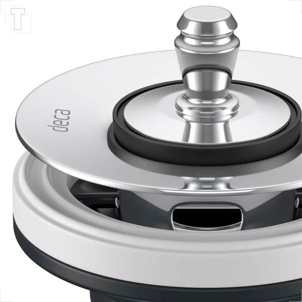 Valvula lavatorio deca unific 1602.c cromada com abs Imagem de Valvula lavatorio deca unific 1602.c cromada com abs