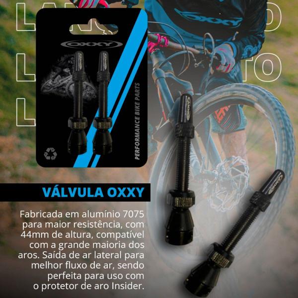 Imagem de Válvula Oxxy Aro Pneu Tubeless Presta 44mm Bicicleta