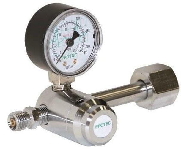 Imagem de Válvula Para Cilindro Com 1 Manômetro Oxigênio - Protec