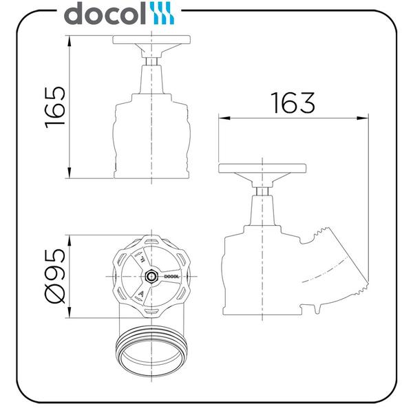 Imagem de Válvula para Hidrante 45  Docol 2.1/2"