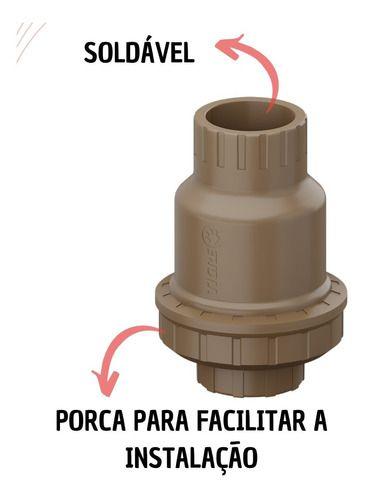 Imagem de Válvula Retenção Vertical E Horizontal Agua 25mm 3/4'' Tigre